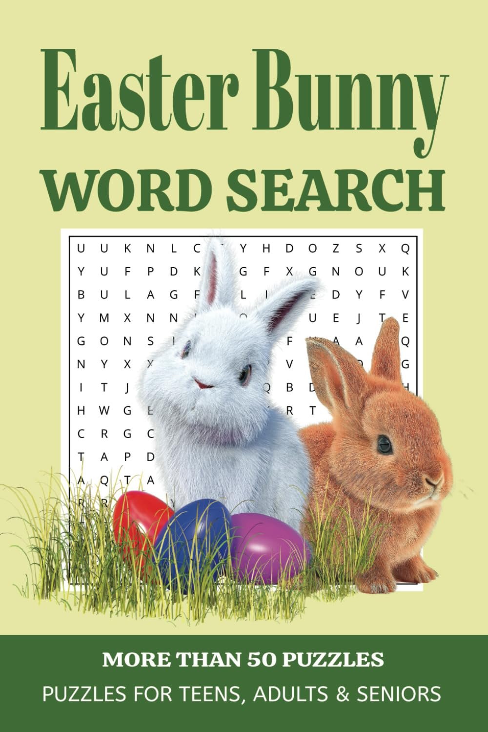 Easter Bunny Word Search Book Cover