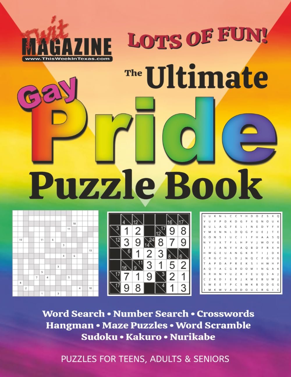 Gay Pride Puzzle Book Cover
