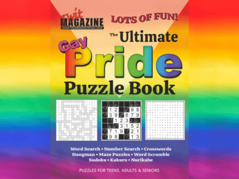 Gay Pride Puzzle Book Feature Image