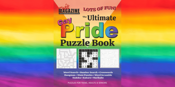 Gay Pride Puzzle Book Feature Image