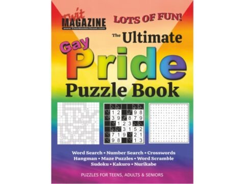 Gay Pride Puzzle Book Cover Image